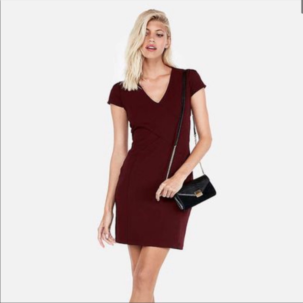 Red Express short sleeve dress